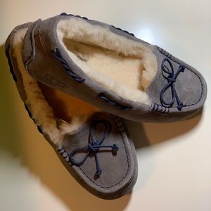Grey Ugg Slippers Size 8